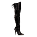 Overknee-Stiefel Leder