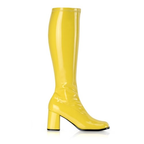 GoGo Stiefel Lack gelb