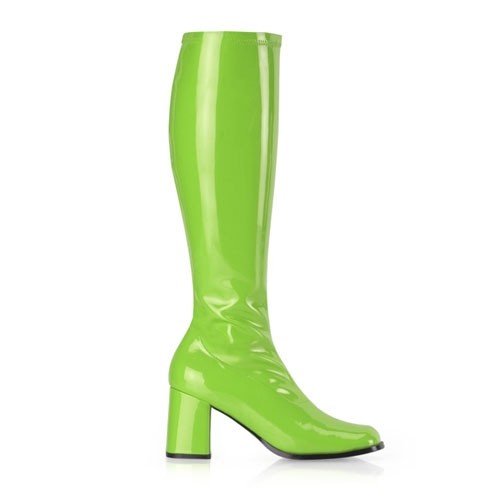 GoGo Stiefel Lack grün