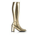 Stiefel Kunstleder gold