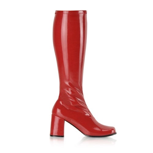 Stiefel Lack rot