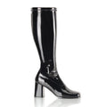 Stiefel Lack schwarz