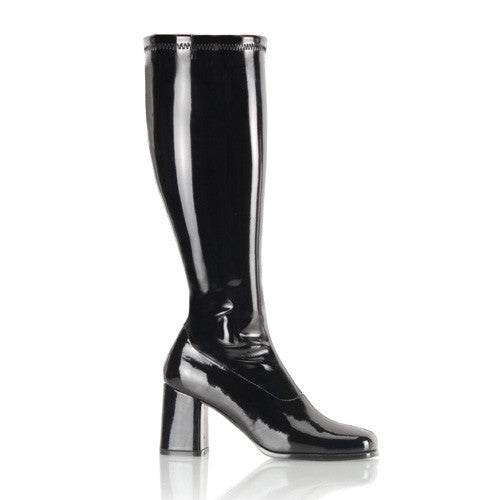 Stiefel Lack schwarz