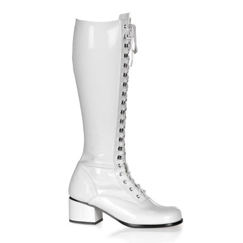 High Heels Stiefel weiss