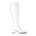 Stiefel Lack weiss