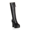 Heels Stiefel Kunstleder
