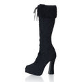 Stiefel mit Fellapplikation