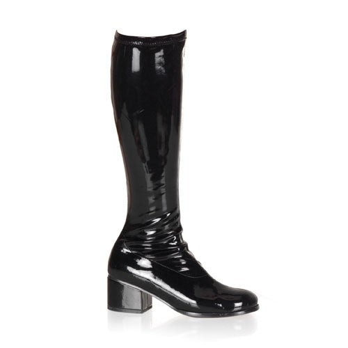 Stretch-Lackstiefel