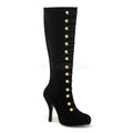 Stiefel Samt schwarz