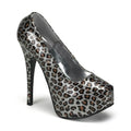 Plateau Pumps Glitter Leopardenoptik