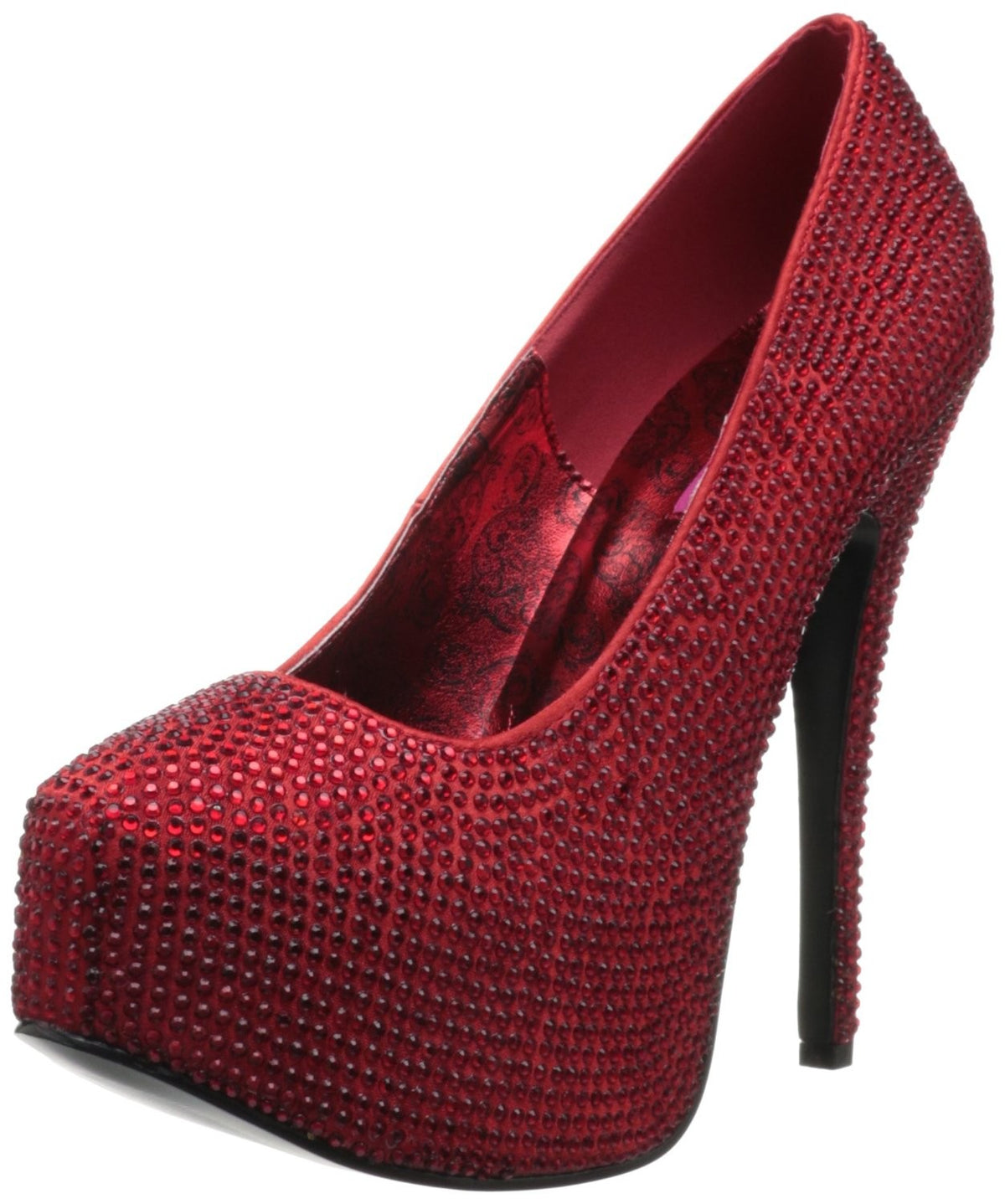 Luxus Plateau-Pumps aus Strass