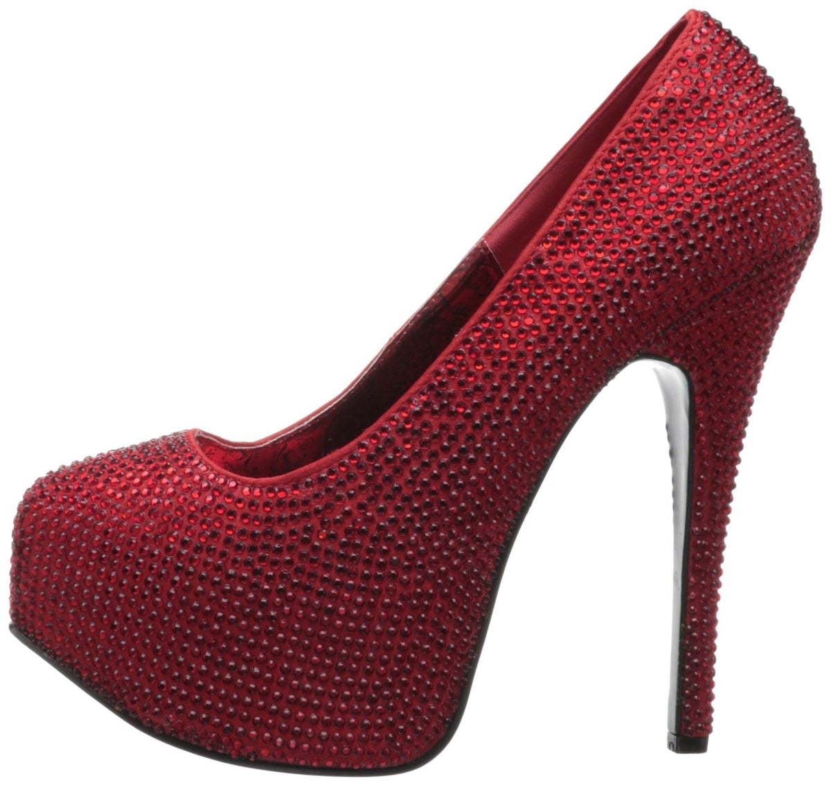 Luxus Plateau-Pumps aus Strass