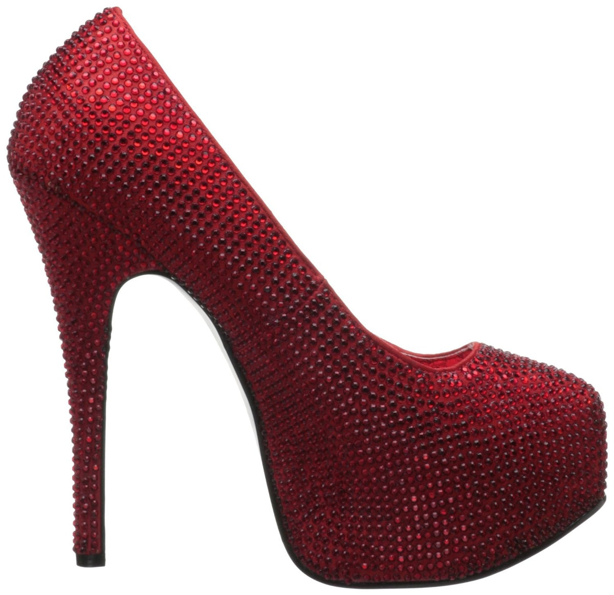 Luxus Plateau-Pumps aus Strass
