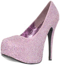 Luxus Plateau-Pumps aus Strass