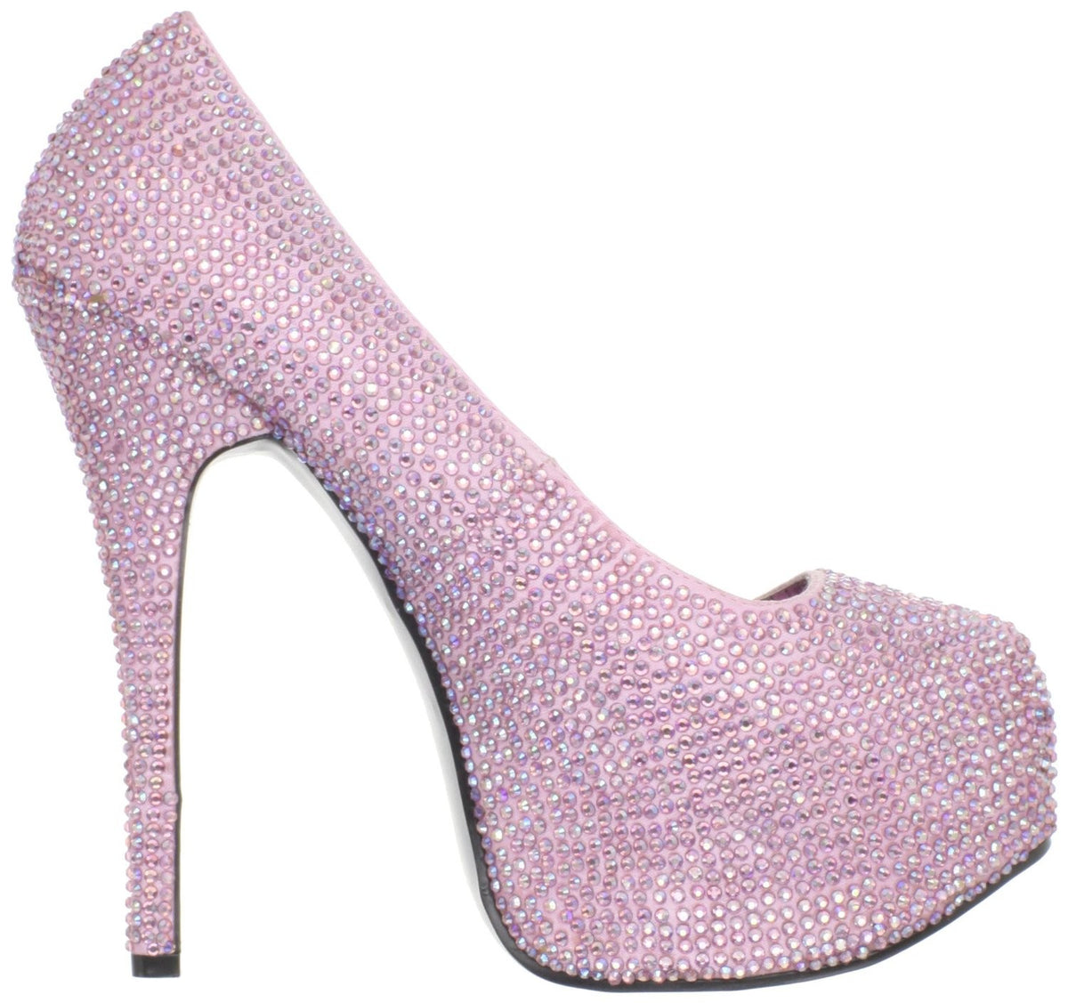 Luxus Plateau-Pumps aus Strass
