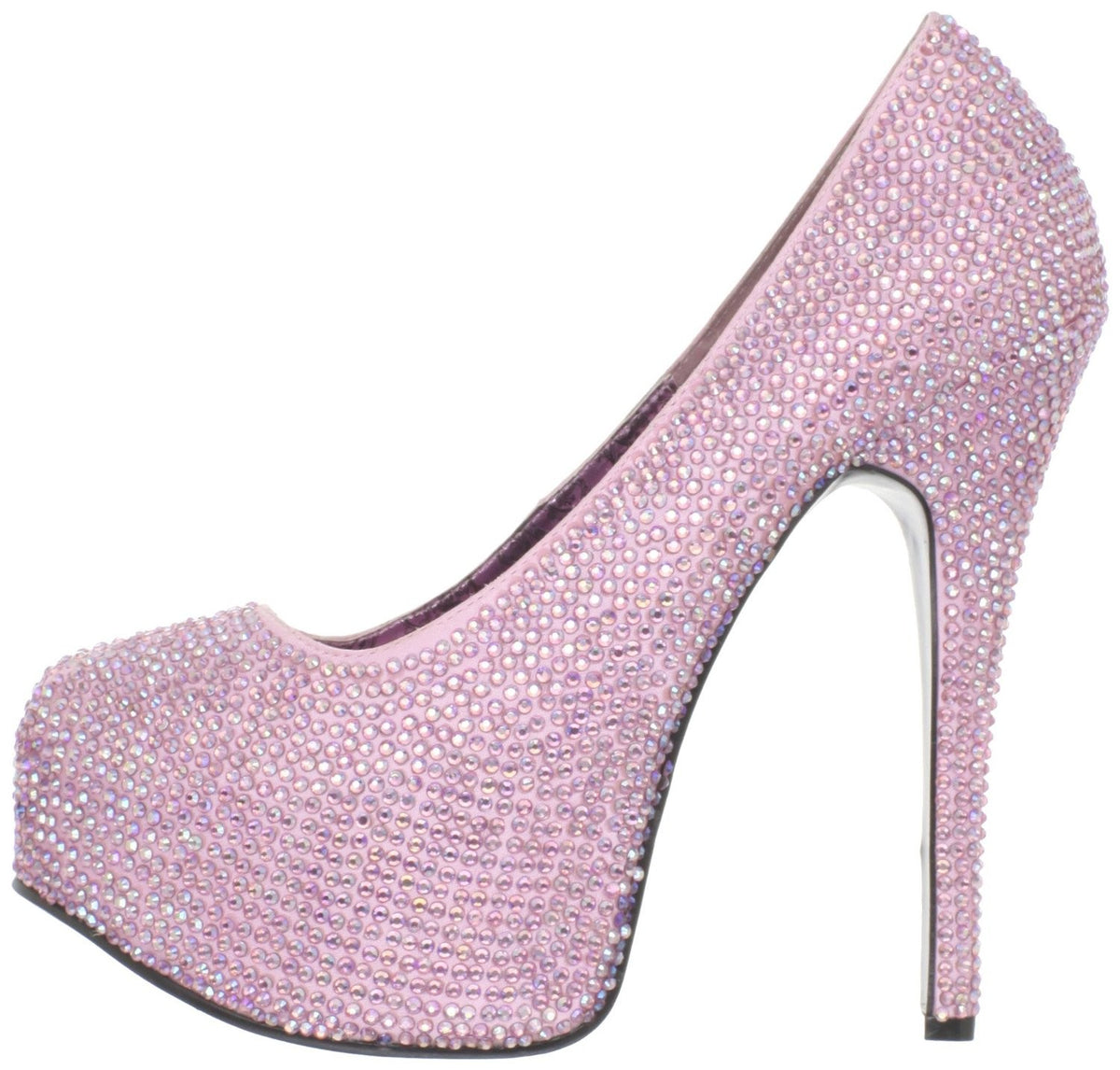 Luxus Plateau-Pumps aus Strass