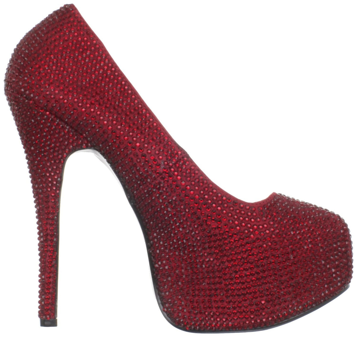 Luxus Plateau-Pumps aus Strass