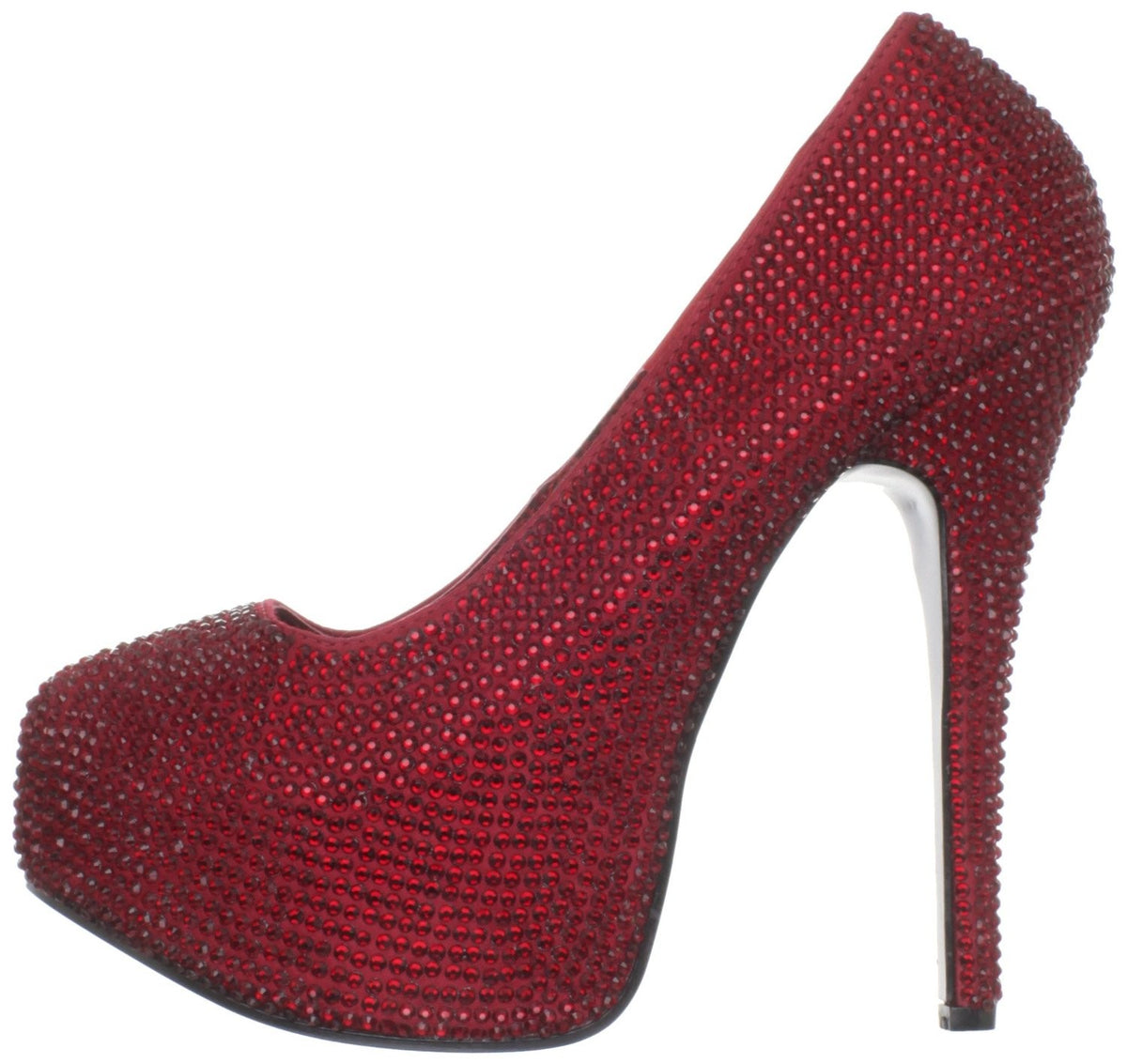 Luxus Plateau-Pumps aus Strass