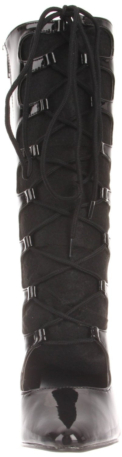 High Heel Stiefeletten mit sexy Schnürung