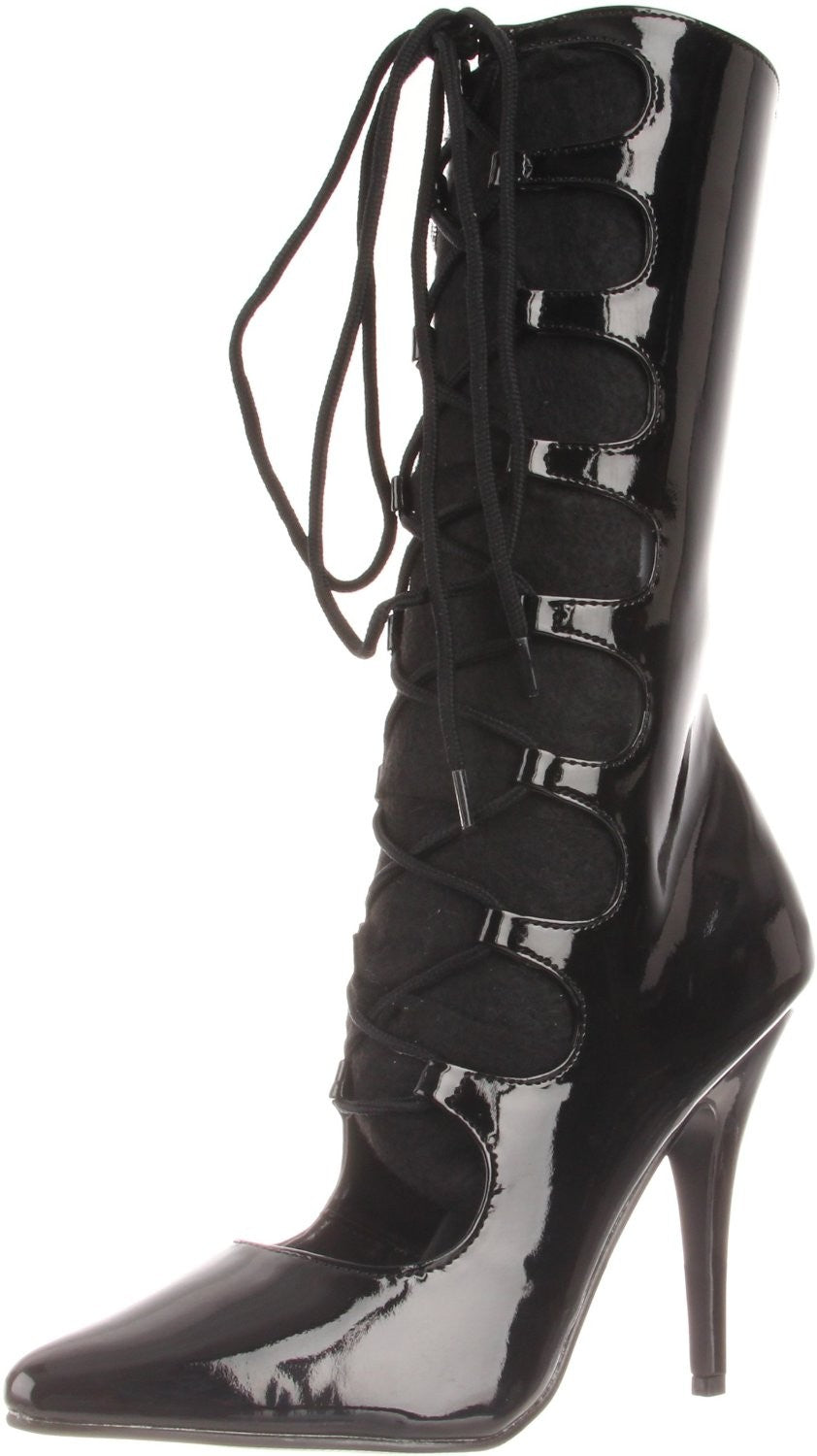 High Heel Stiefeletten mit sexy Schnürung