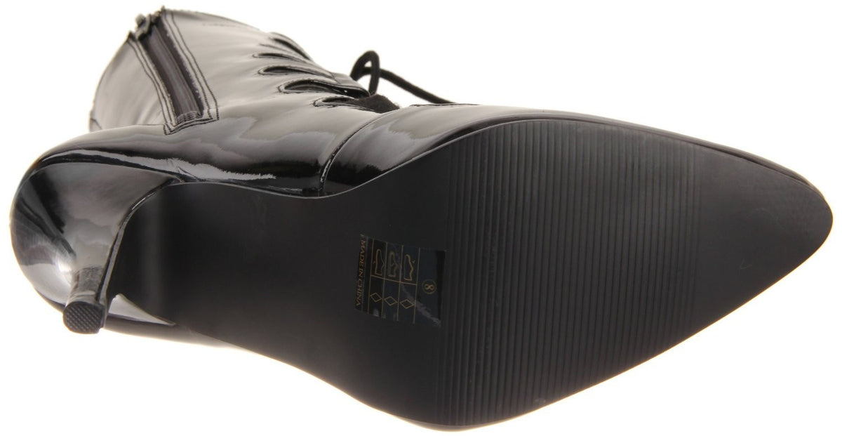 High Heel Stiefeletten mit sexy Schnürung