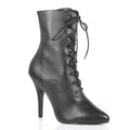 Elegante Damen High Heel Stiefeletten aus Leder mit Schnürung