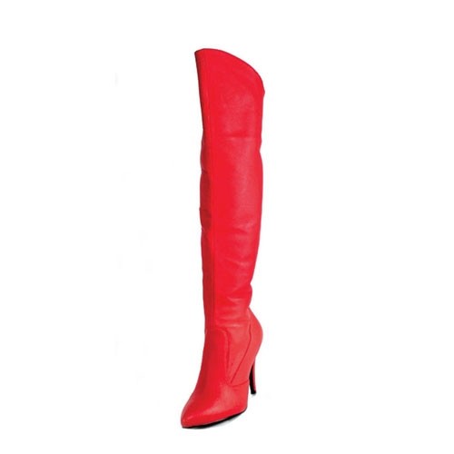 Leder Stiefel mit umklappbaren Stulpen