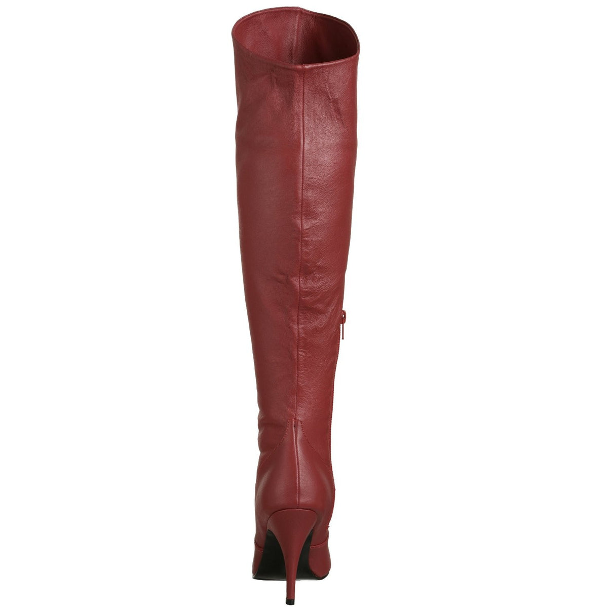 Leder Stiefel mit umklappbaren Stulpen
