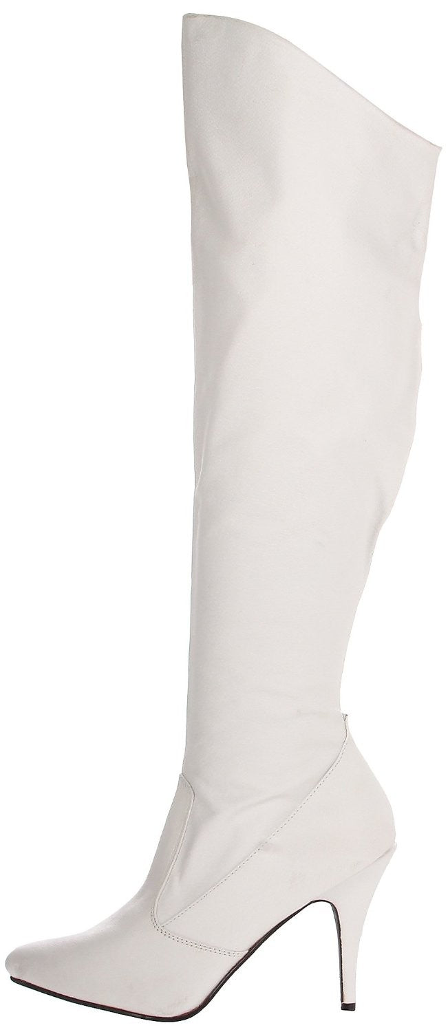 Leder Stiefel mit umklappbaren Stulpen