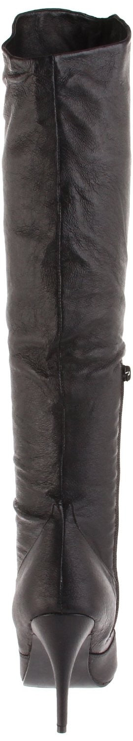 Leder Stiefel mit umklappbaren Stulpen
