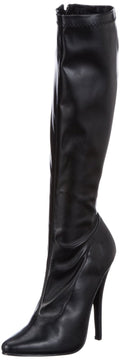 Kniehohe Kunstleder-Stiefel