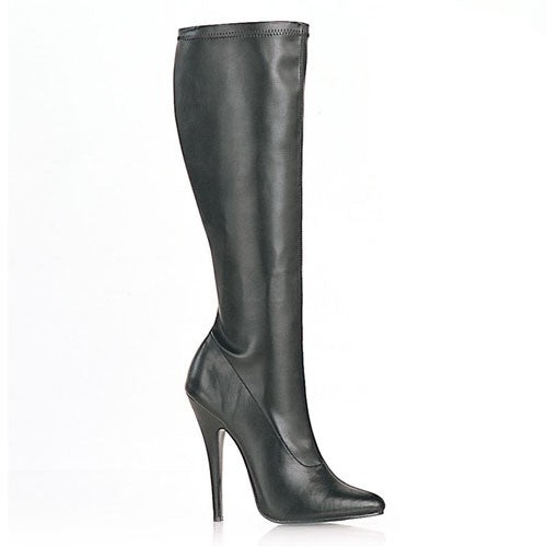 Kniehohe Kunstleder-Stiefel