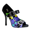 Peep-Toe Pumps mit kultigem Siebdruck
