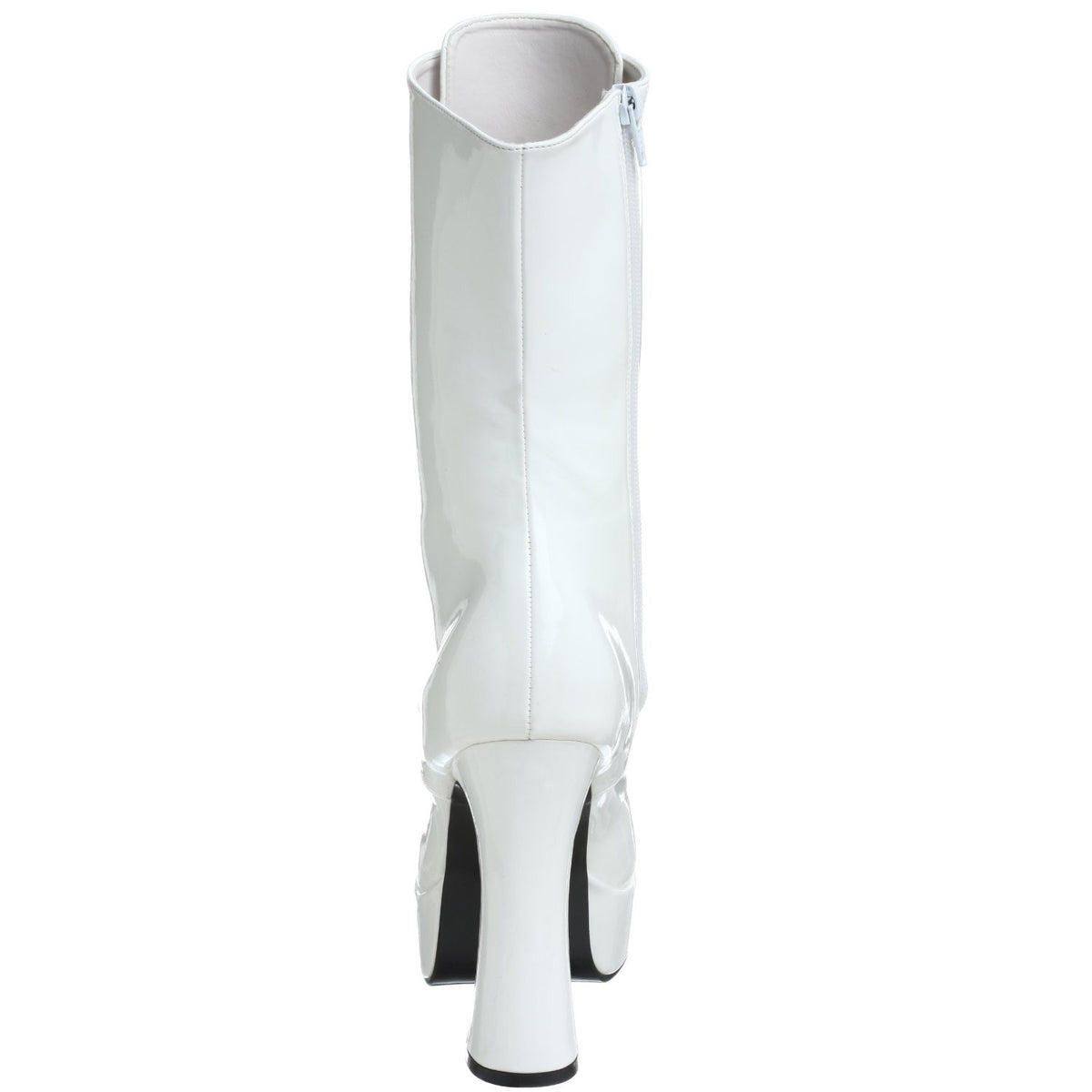 Lack Plateau Stiefeletten mit Schnürung