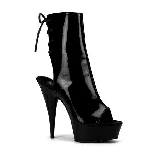 Lack Plateau-Stiefeletten