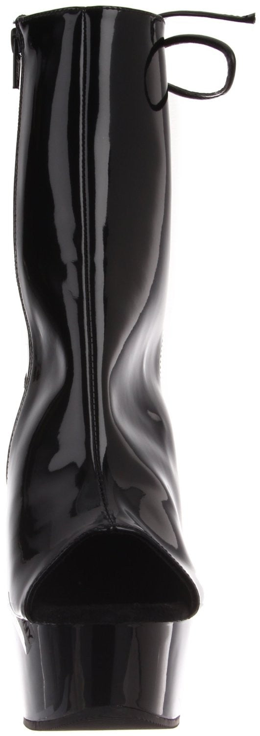 Lack Plateau-Stiefeletten
