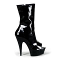 Plateau Stiefeletten vorne offen