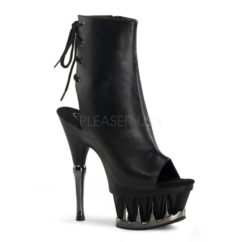 Plateau-Stiefelette mit Design-Sohle