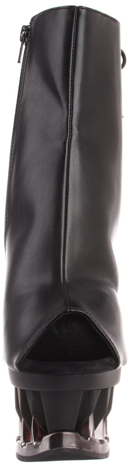 Plateau-Stiefelette mit Design-Sohle