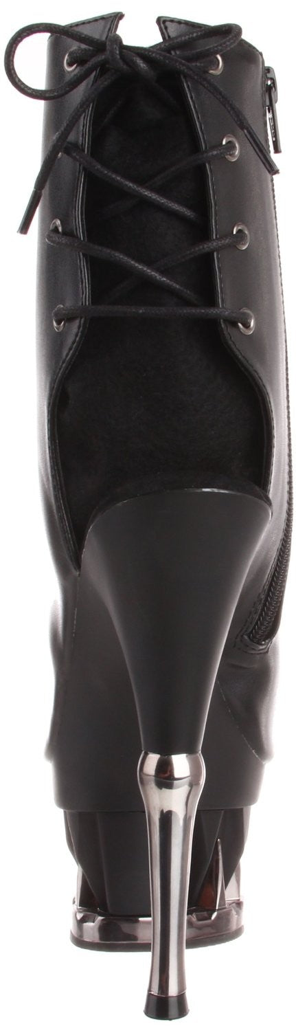 Plateau-Stiefelette mit Design-Sohle