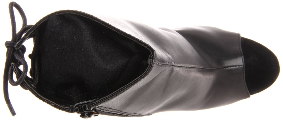 Plateau-Stiefelette mit Design-Sohle