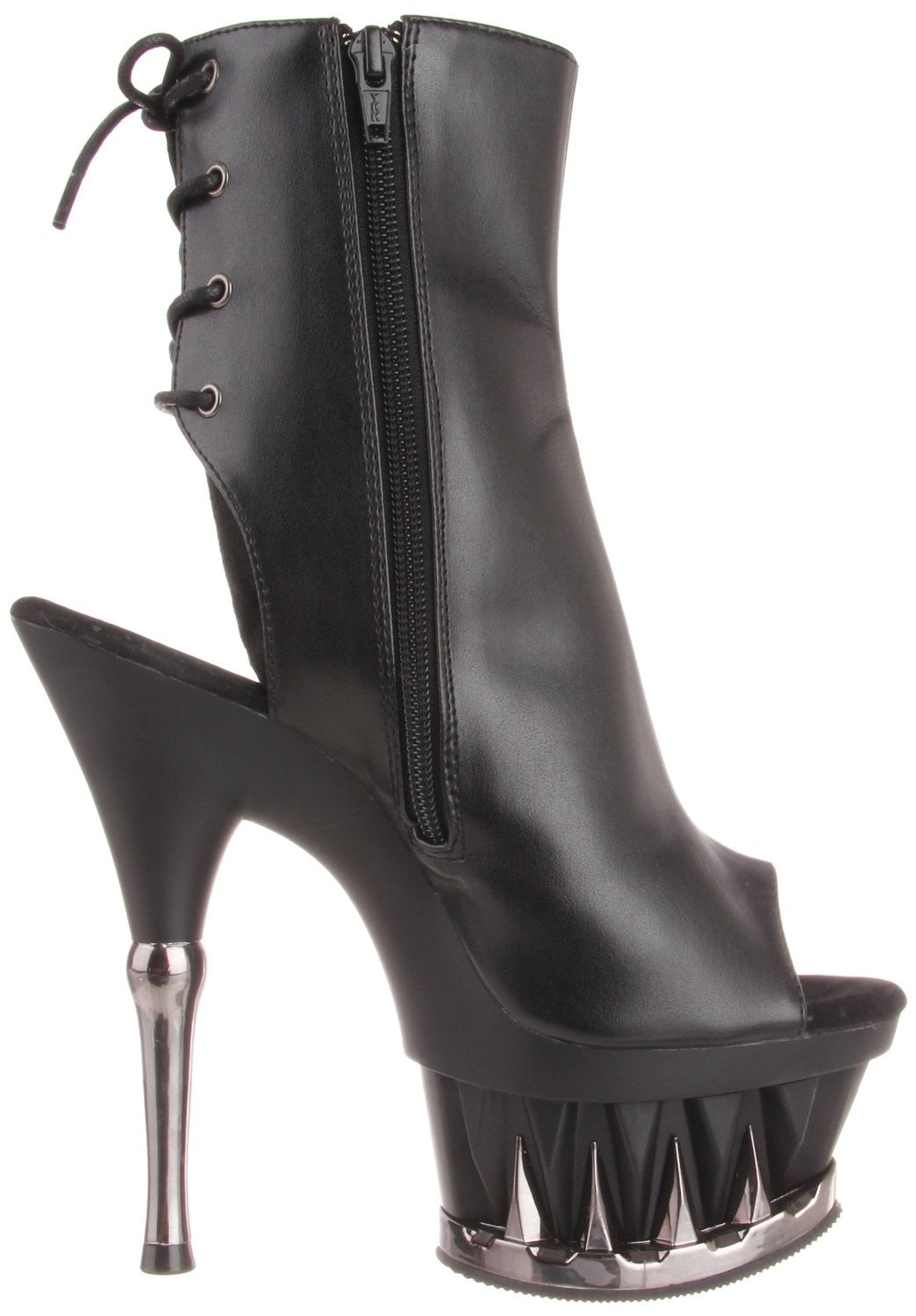 Plateau-Stiefelette mit Design-Sohle