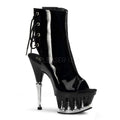 Plateau-Stiefelette mit Design-Sohle