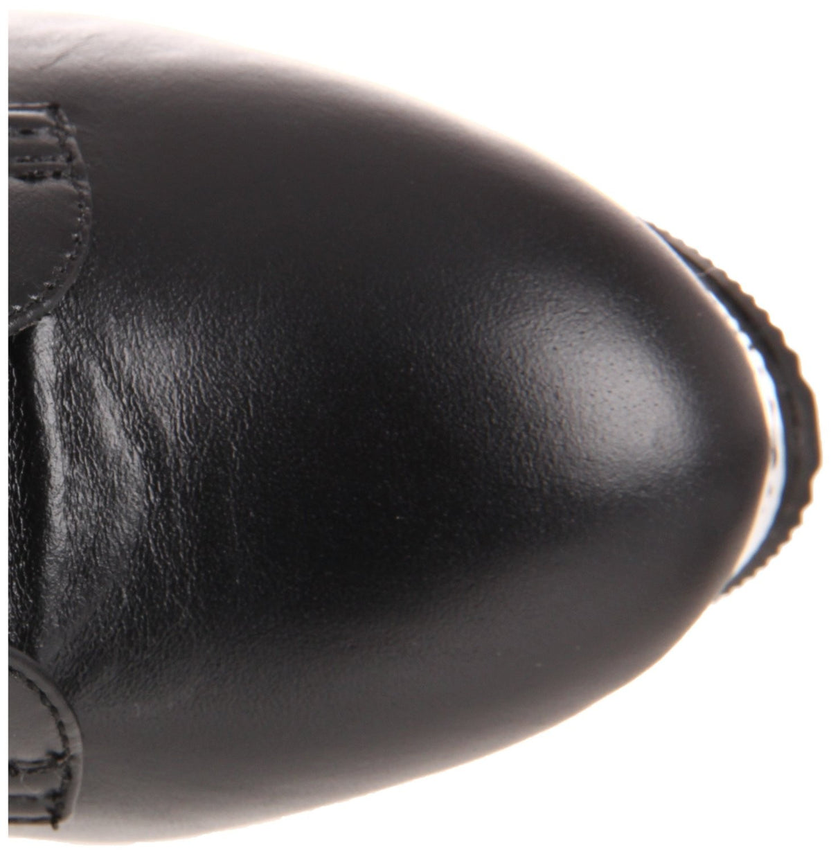 Kunstleder Plateau Stiefeletten