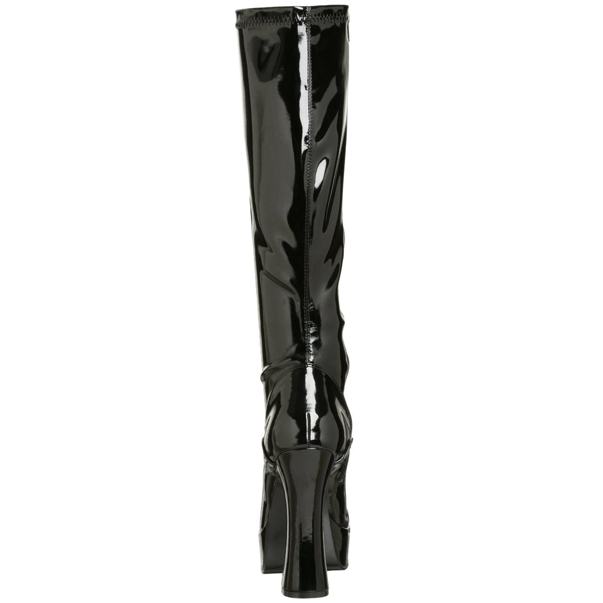 Stretchlack Plateau Stiefel