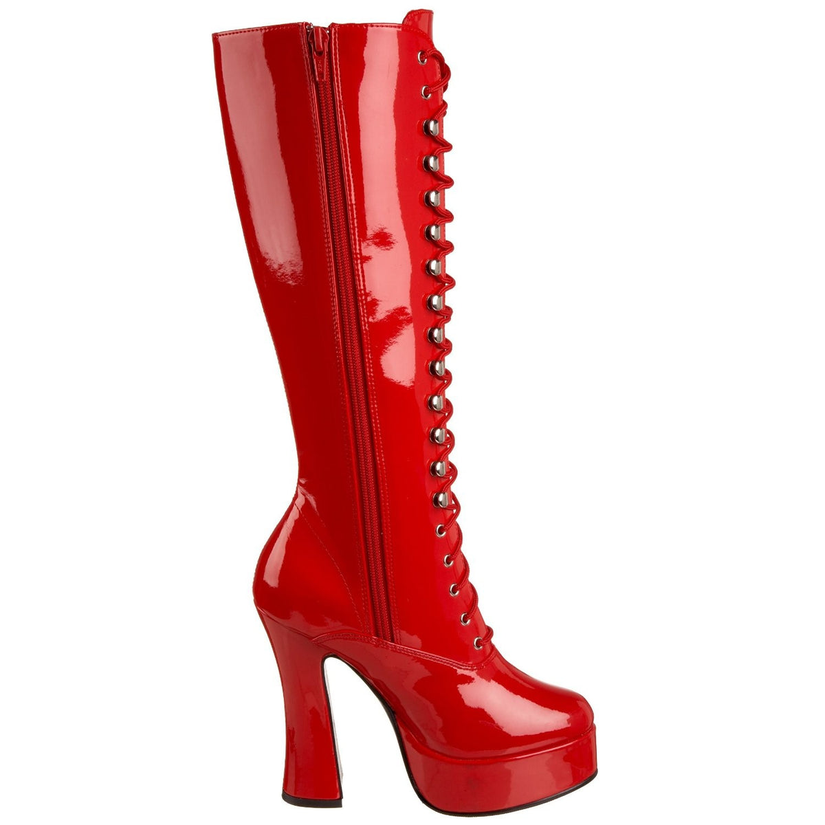 Gogo-Stiefel mit Plateausohle