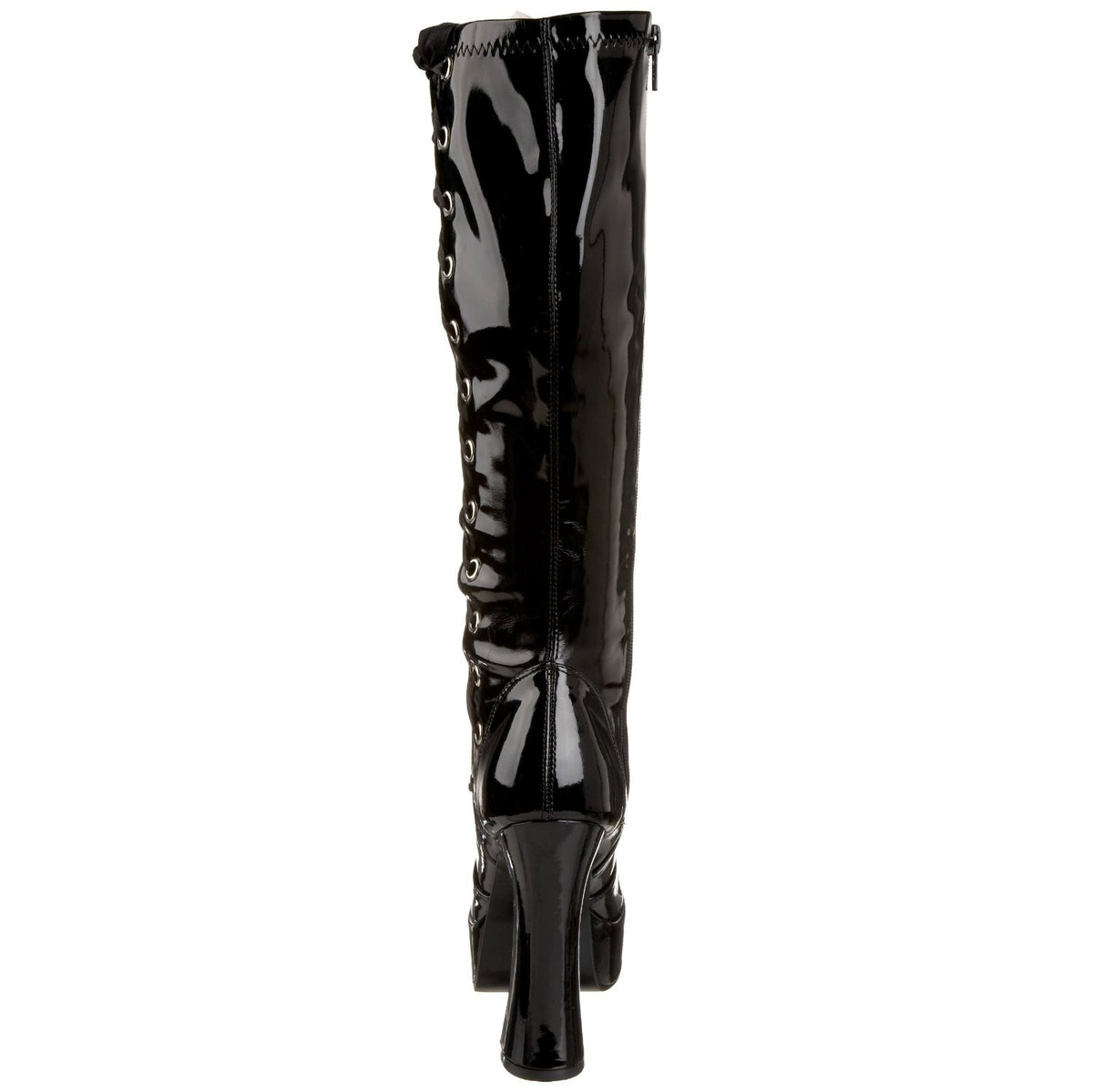 Plateau Stiefel mit seitlicher Schnürung