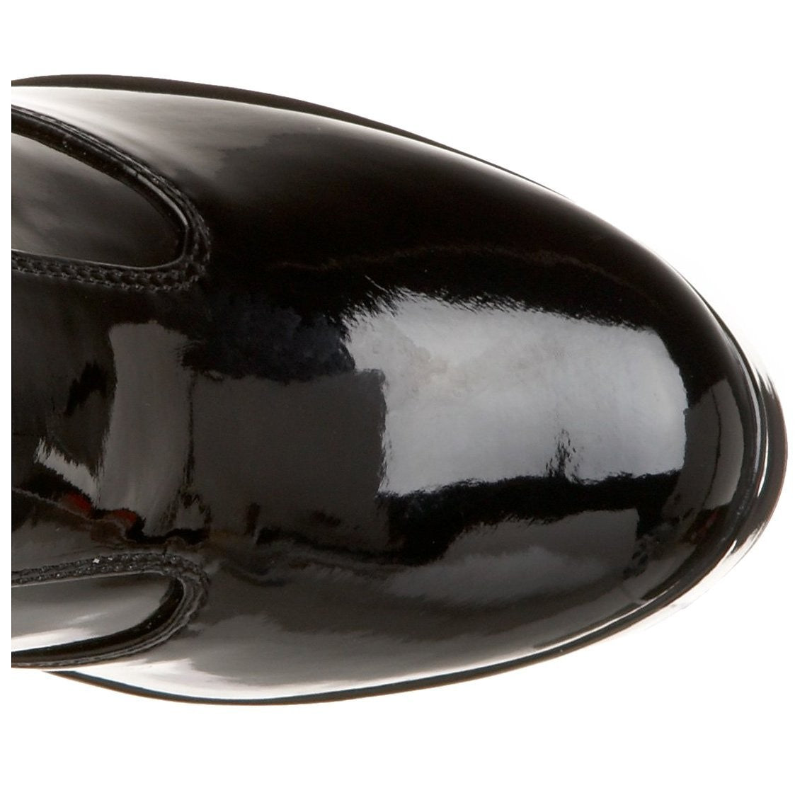 Plateau Stiefel mit seitlicher Schnürung