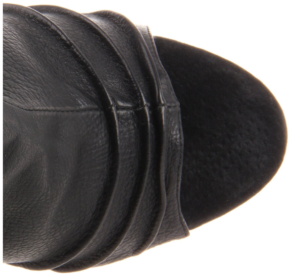 Sexy Plateau Kniestiefel aus Kunstleder