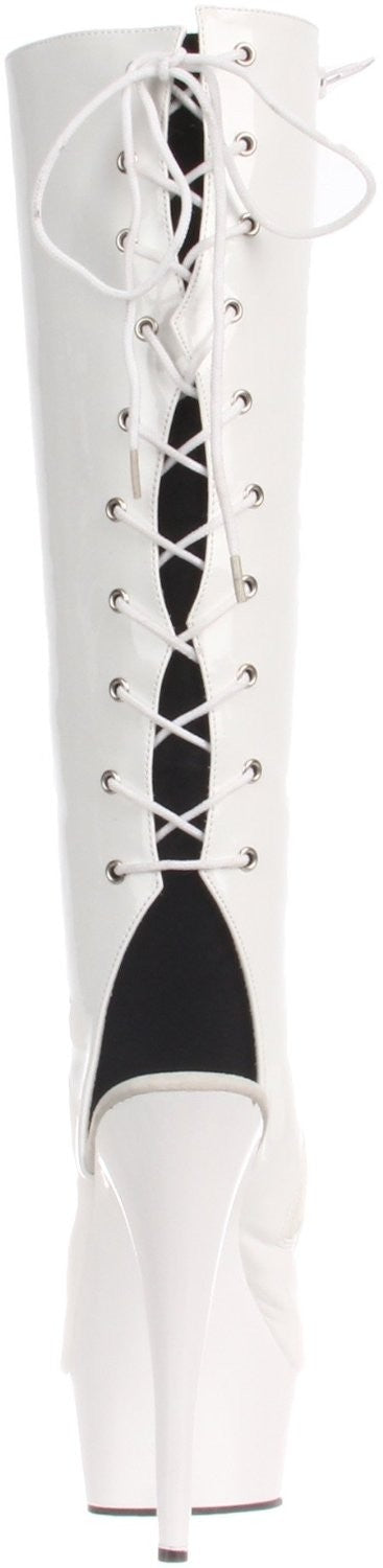 Sexy Plateau Kniestiefel von Pleaser